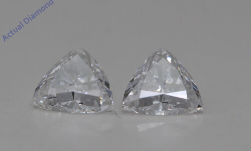 A Pair Of Triangle Cut Loose Diamonds (1.44 Ct,F Color,Vs2-Si1 Clarity)