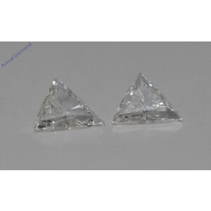 A Pair Of Triangle Cut Loose Diamonds (0.47 Ct,I Color,Vs2 Clarity)
