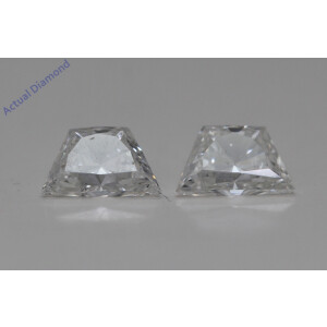 A Pair Of Trapezoid Brilliant Cut Loose Diamonds (1.12 Ct,G Color,Vs2-Si1 Clarity)