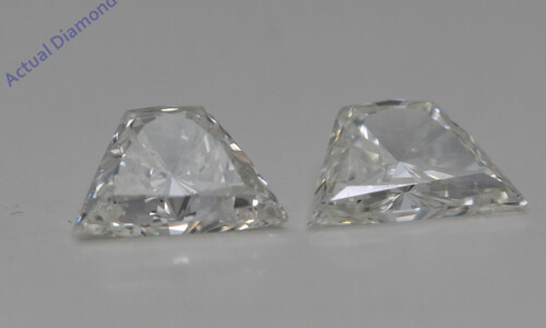 A Pair Of Trapezoid Brilliant Cut Loose Diamonds (1.4 Ct,J Color,Vs2-Si1 Clarity)