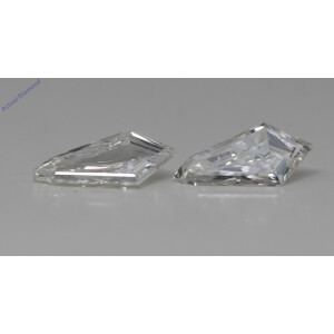 A Pair Of Kite Cut Natural Mined Loose Diamonds (0.79 Ct,I Color,Vs1 Clarity)