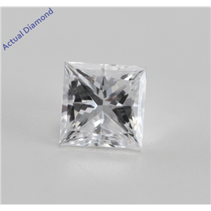Princess Cut Loose Diamond (0.48 Ct, D, SI1) GIA Certified