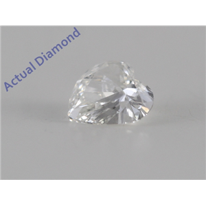 Heart Cut Loose Diamond (0.3 Ct, F Color, SI1 Clarity)