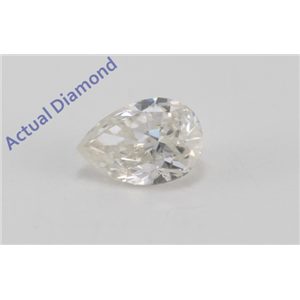 Pear Cut Loose Diamond (0.5 Ct, K Color, SI3 Clarity)