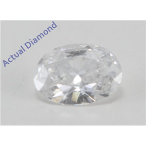 Oval Cut Loose Diamond (0.28 Ct, F Color, SI3 Clarity)