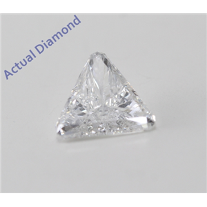 Triangle Cut Loose Diamond (0.5 Ct, F Color, SI1 Clarity)