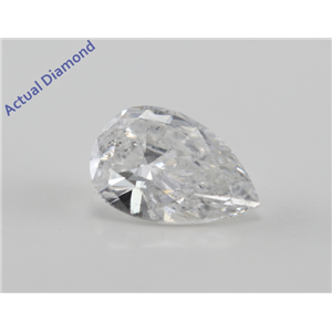 Pear Cut Loose Diamond (1 Ct, E Color, Si2(Laser Drilled) Clarity) IGL Certified