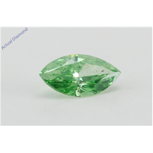Marquise Cut Loose Diamond (0.71 Ct, Olive Green(Irradiated)) Color, SI1 Clarity) IGL Certified