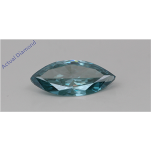 Marquise Loose Diamond (1.14 Ct,Fancy Intense Blue(Irradiated) Color,VS1(CLARITY ENHANCED) Clarity) IGL