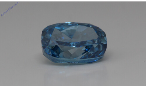 Cushion Loose Diamond (2.52 Ct Fancy Vivid Blue(Irraidated) Color Si1(Laser Dirlled Enhanced) Clarity) Igl