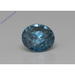 Round Cut Loose Diamond (2.11 Ct,Fancy Vivid Blue(Irraidated) Color,Vs2(Enhanced) Clarity) IGL Certified