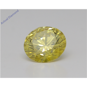 Round Cut Loose Diamond (2.03 Ct,Fancy Canary Yellow(Irradiated) Color,Vs2(Enhanced) Clarity) IGL Certified