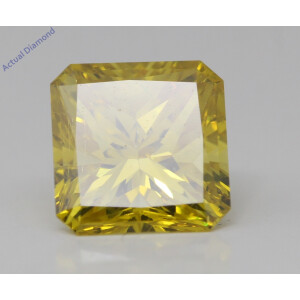 Radiant Natural Mined Loose Diamond (1.93 Ct Brown Yellow(Irradiated) Vs2(Enhanced) Clarity) Igl