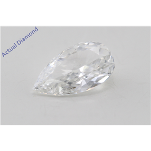 Pear Cut Loose Diamond (0.73 Ct, G Color, VVS1 Clarity) GIA Certified
