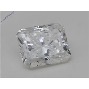 Radiant Cut Loose Diamond (0.59 Ct, H Color, SI2 Clarity) GIA Certified