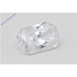 Radiant Cut Loose Diamond (0.54 Ct, D Color, I1 Clarity) GIA Certified