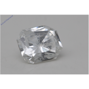 Radiant Cut Loose Diamond (0.58 Ct, F Color, SI2 Clarity) IGL Certified