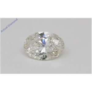 Oval Cut Loose Diamond (0.63 Ct, K Color, SI3 Clarity) IGL Certified