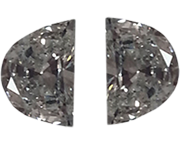 Half Moon Diamond Pairs