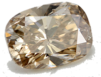 Oval Cut Loose Diamond 0.73 Ct Natural Fancy Brown Color SI2 Clarity IGL Certified