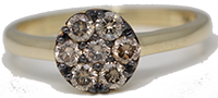 Natural brown diamond Enhanced Diamond Bracelet