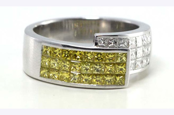 Yellow Color Enhanced Diamond Jewelry